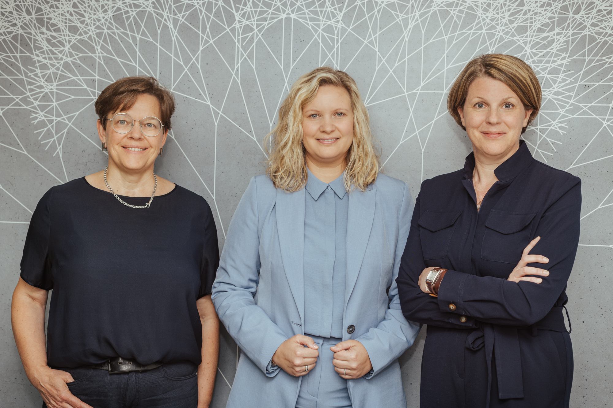 Monika Veithen, Sarah Schlenter, Nathalie Fonsny
