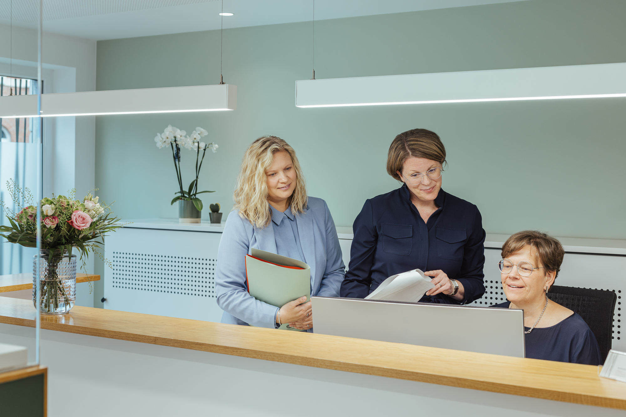 Sarah Schlenter, Nathalie Fonsny, Monika Veithen